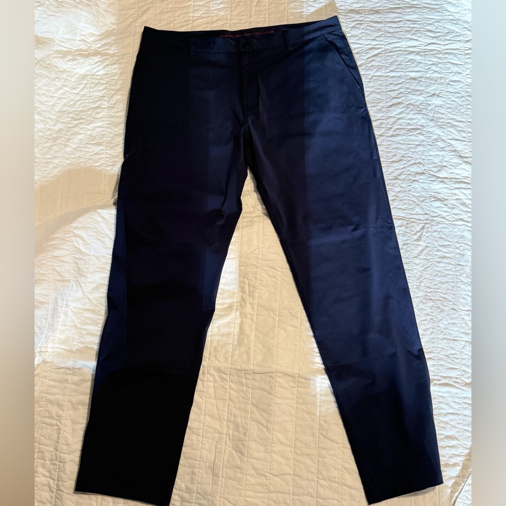 RHONE Men's Dark Blue Chinos